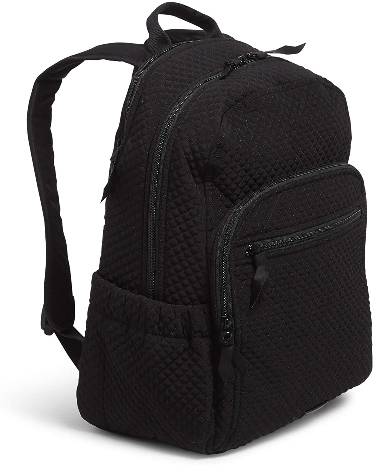 Vera Bradley Women's Microfiber Campus Backpack, Classic Navy, One Size