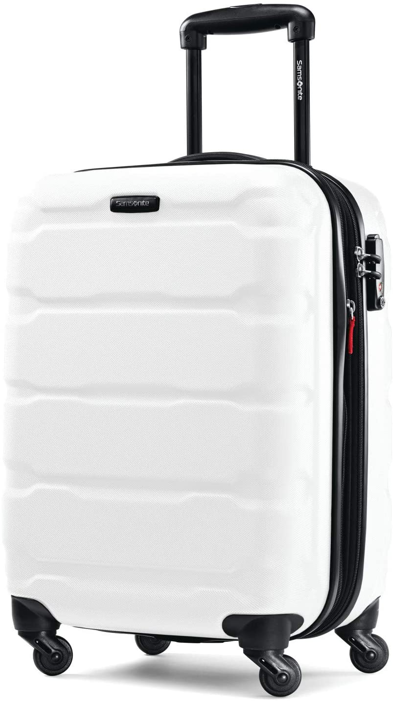 Samsonite Omni PC Hardside Expandable Luggage with Spinner Wheels, Black, Carry-On 20-Inch