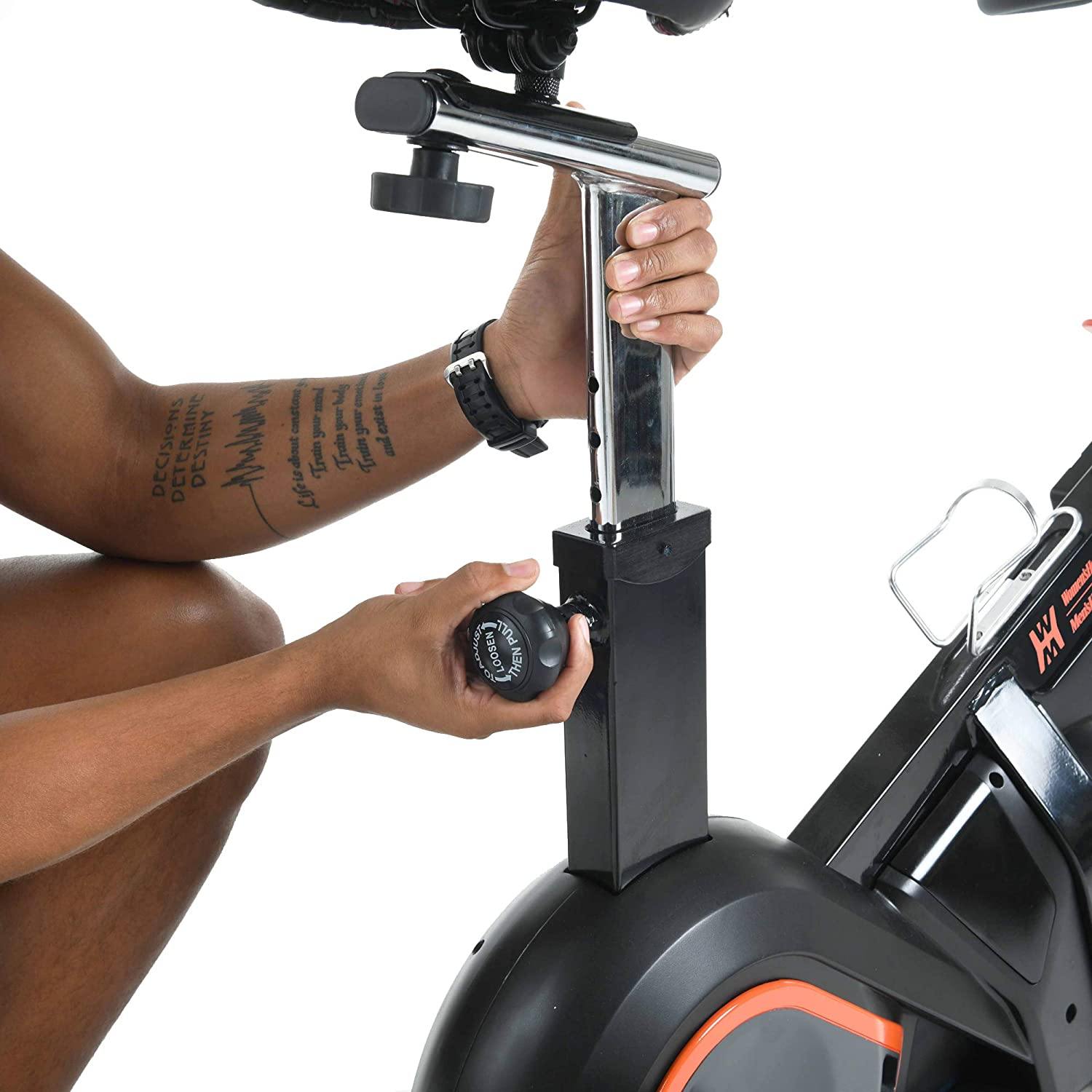 Women’s Health Men’s Health Bluetooth Indoor Cycling Bike with OPTIONAL 6 Month Subscription of the MyCloudFitness App - JOY2ESpree
