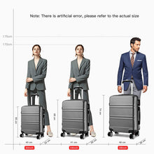 
                        
                          將圖片載入圖庫檢視器 Kono 3 Pieces Luggage Set Hard Shell with Spinner Wheels Lightweight Rolling Suitcases Set with YKK Dual Zipper TSA Lock for Travel (Grey)
                        
                      
