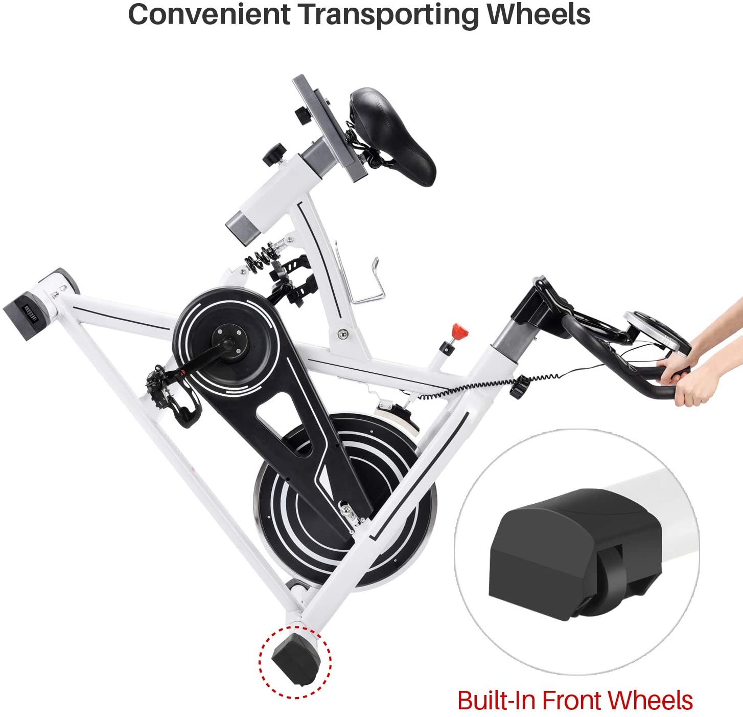 IDEER LIFE Exercise Bike Stationary Indoor Cycling Bicycle, Stationary Spin Bike - JOY2ESpree