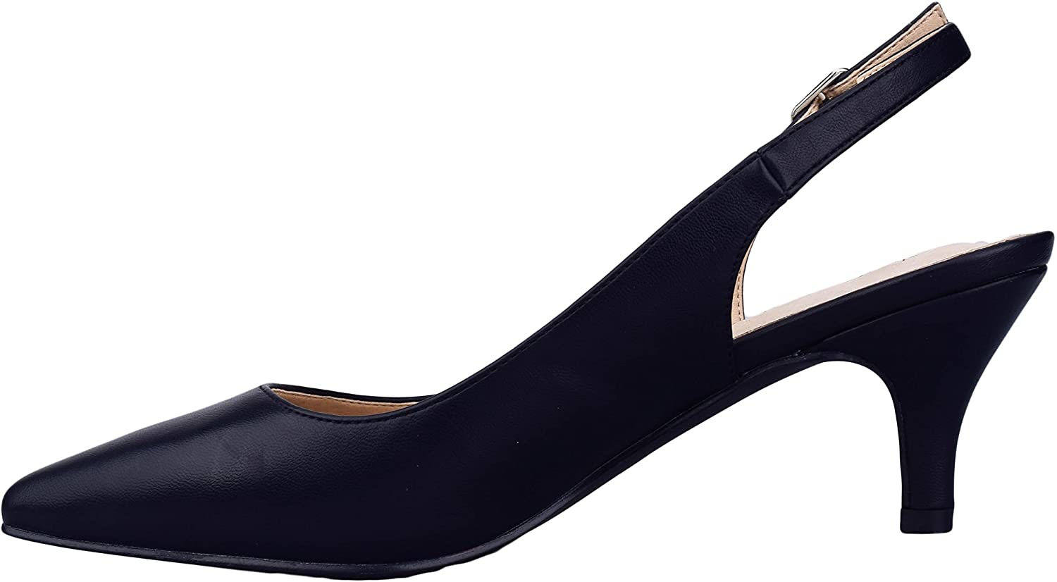 Greatonu Womens Slingback Dress Pump