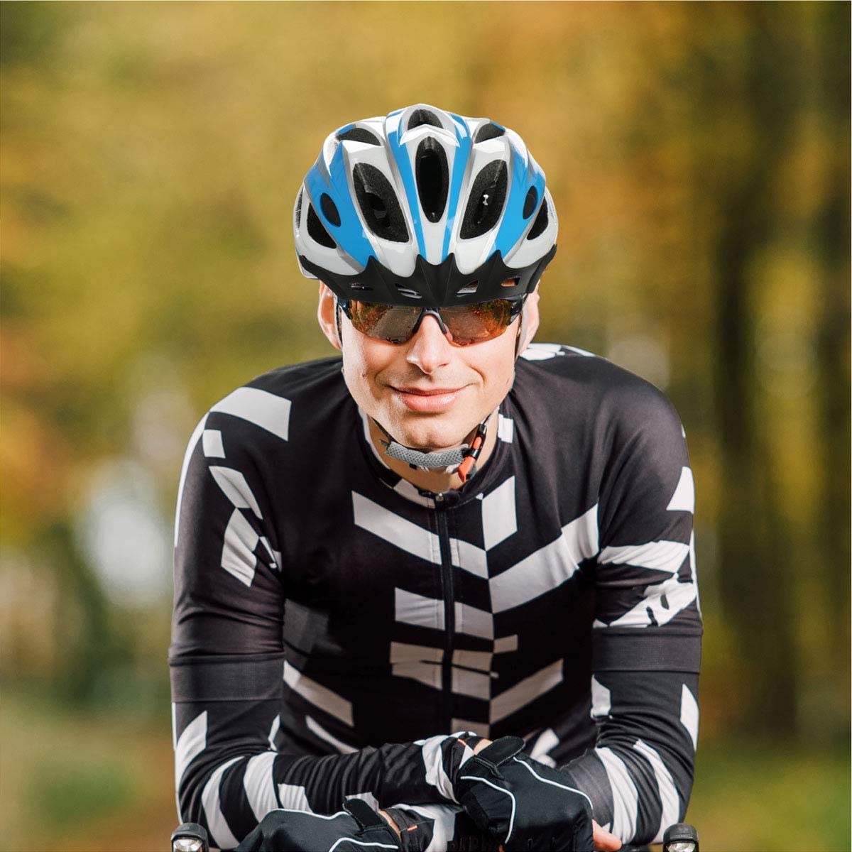 AGH Adult Adjustable Helmet,CPSC Certified for Mountain Road Bicycle Helmet with Detachable Visor for Men Women