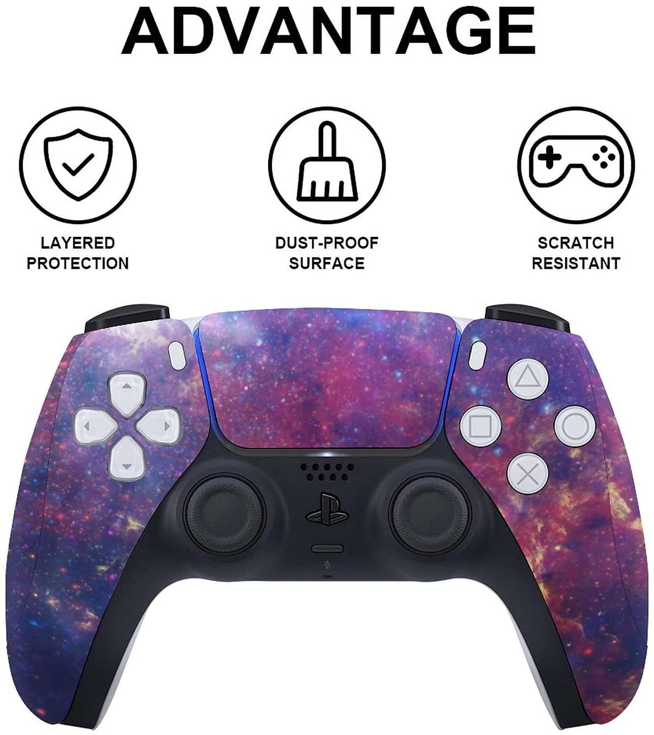 Custom Skin for PS5 Console and Controllers,Personalized Vinyl Sticker Compatible with Playstation 5 Standard Edition - JOY2ESpree