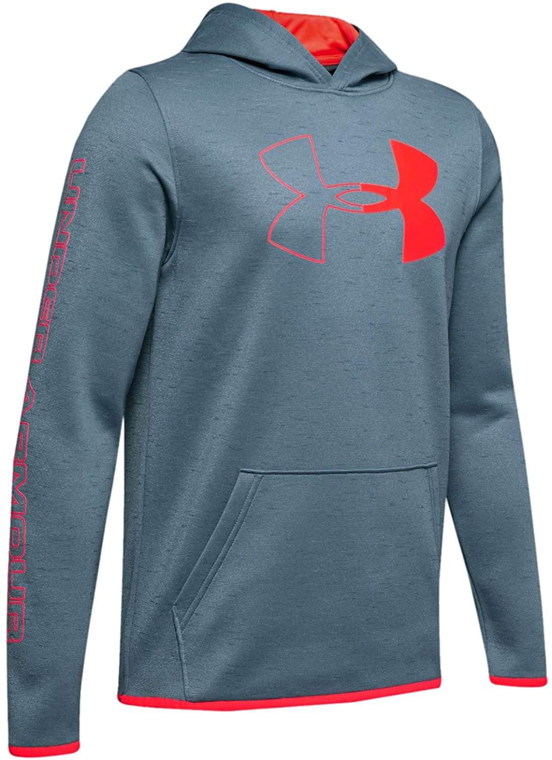 Under Armour Boys' Fleece Branded Hoodie
