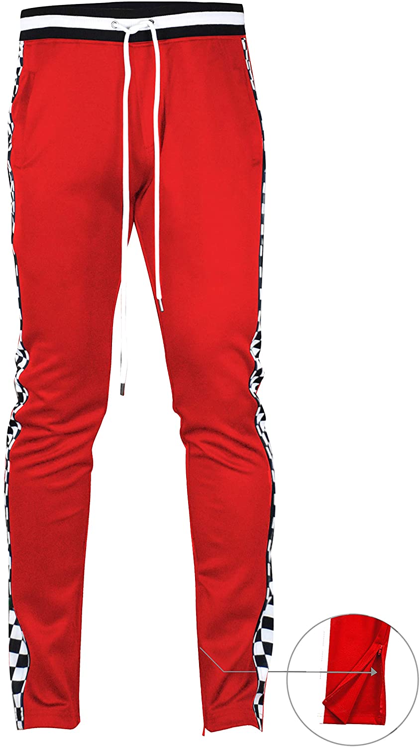 Screenshotbrand Mens Hip Hop Premium Slim Fit Track Pants