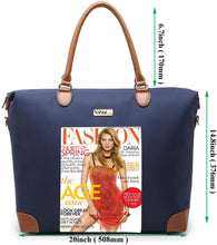 
                        
                          गैलरी व्यूवर में इमेज लोड करें, NNEE Large Oversized Water Resistance Nylon Tote Bag With Multiple Pocket Design (Navy)
                        
                      