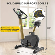 
                        
                          画像をギャラリービューアに読み込む, pooboo Magnetic Exercise Bike Upright Bike Stationary with Monitor &amp; Pad holder Home Workout - JOY2ESpree
                        
                      
