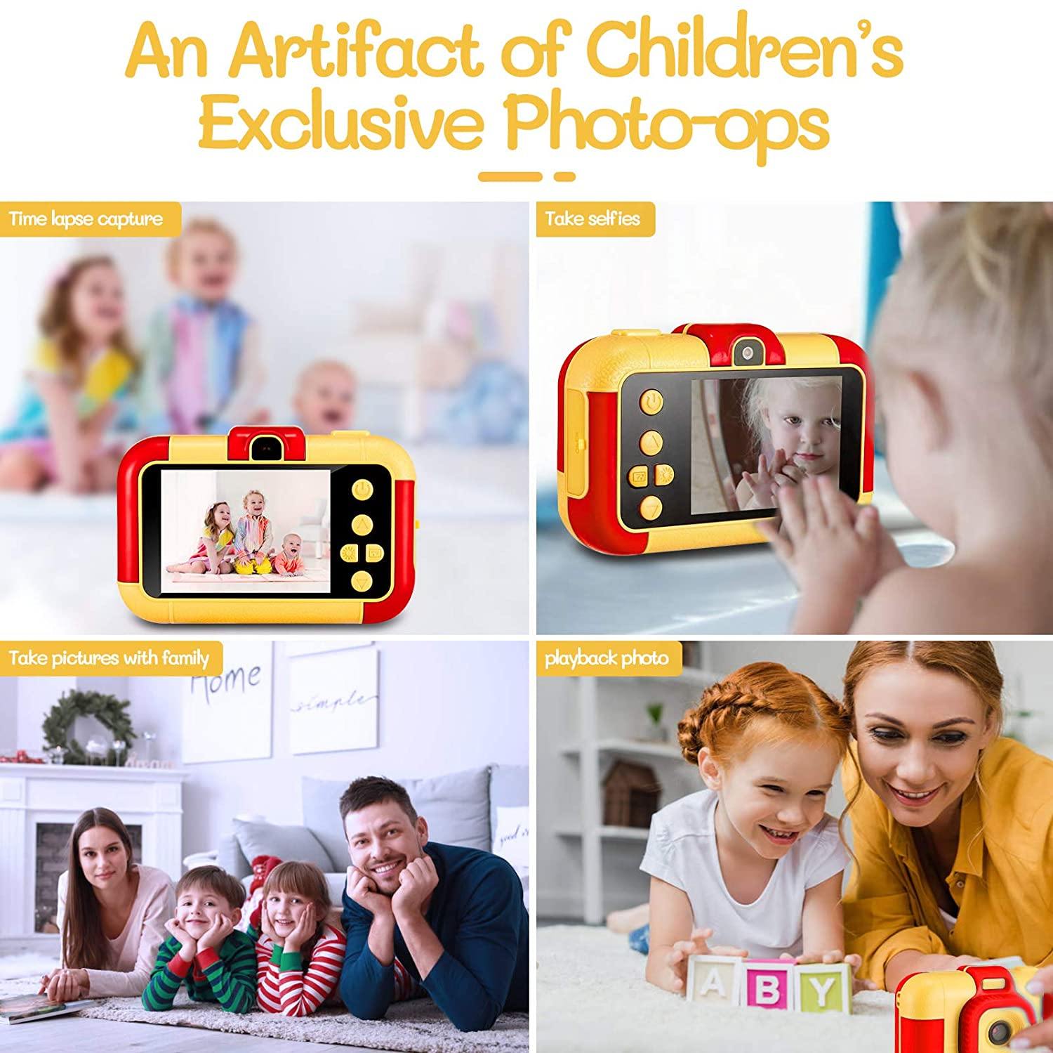 Camera for Kids Digital Camera Kids Selfie Toddler Camera for Boys Age 6-8 - JOY2ESpree