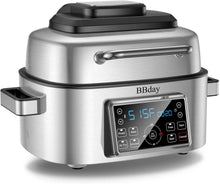 
                        
                          將圖片載入圖庫檢視器 BBday 6.5 QT Air Fryer,10-in-1 Smokeless Indoor Electric Grill with Air Fryer,Roast,Bake and Dehydrate - JOY2ESpree
                        
                      