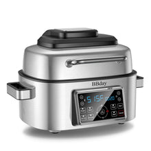 
                        
                          將圖片載入圖庫檢視器 BBday 6.5 QT Air Fryer,10-in-1 Smokeless Indoor Electric Grill with Air Fryer,Roast,Bake and Dehydrate - JOY2ESpree
                        
                      