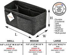 
                        
                          將圖片載入圖庫檢視器 Felt Handbag Organizer Insert - Multi Pocket Bag and Tote Organizer Shaper Liner Insert
                        
                      
