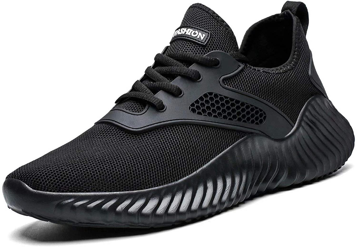 KEEZMZ Men's Running Shoes Fashion Breathable Sneakers Mesh Soft Sole Casual Athletic Lightweight
