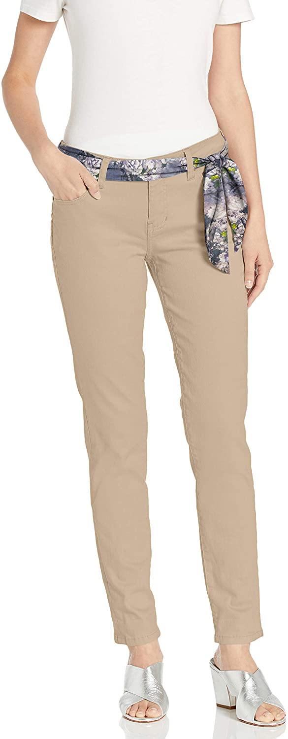 Jag Jeans Women's Carter Girlfriend Jean with Satin Belt