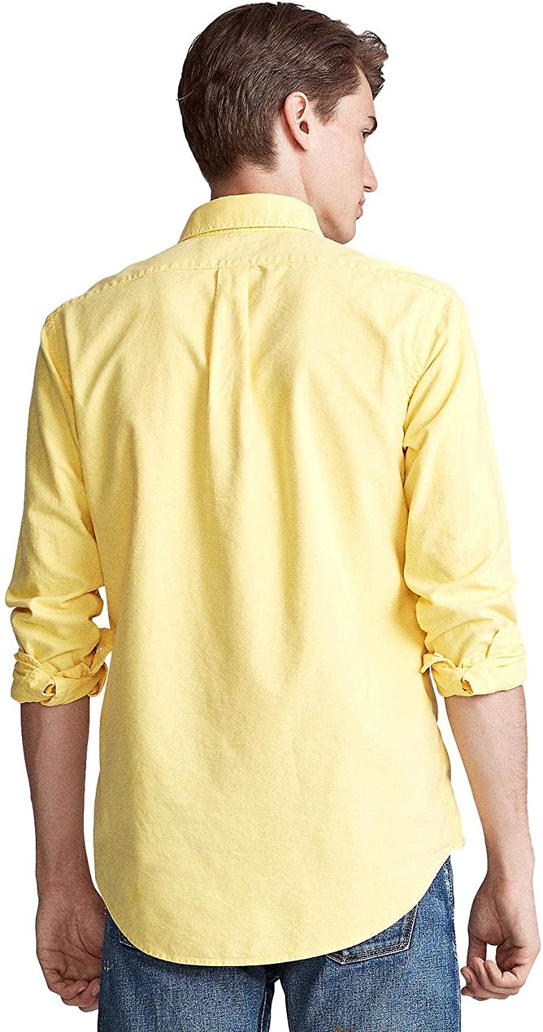 Ralph Lauren Mens Logo Button-Down Dress Shirt