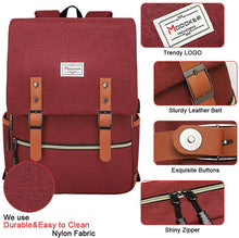 
                        
                          Muat gambar ke penampil Galeri, Modoker Vintage Laptop Backpack for Women Men,School College Backpack
                        
                      