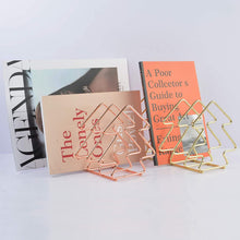
                        
                          Load image into Gallery viewer, File Sorter Organizer 5 Section Iron Wire Book Ends Magazine Holder Rack Desktop Book Stand to Storage Mail,Paper,Document,Folder,Record - JOY2ESpree
                        
                      