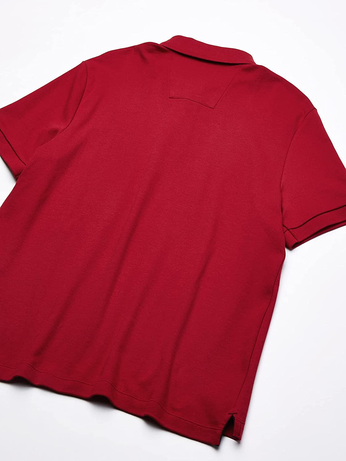 Nautica Men's Classic Fit Short Sleeve Solid Soft Cotton Polo Shirt - JOY2ESpree