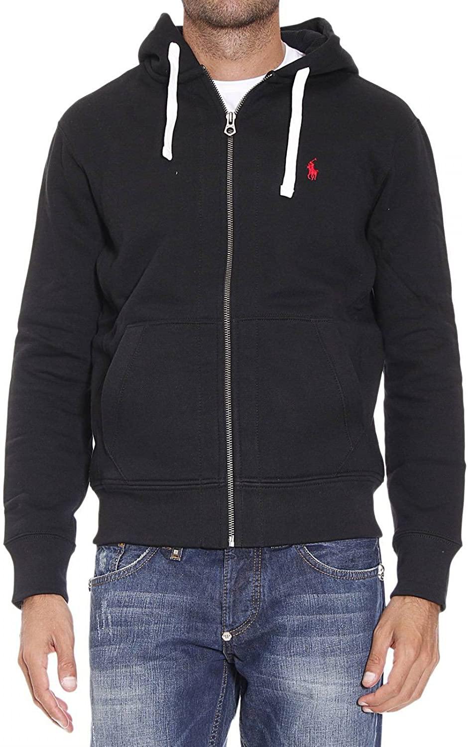Ralph Lauren Polo Classic Full-Zip Fleece Hooded Sweatshirt