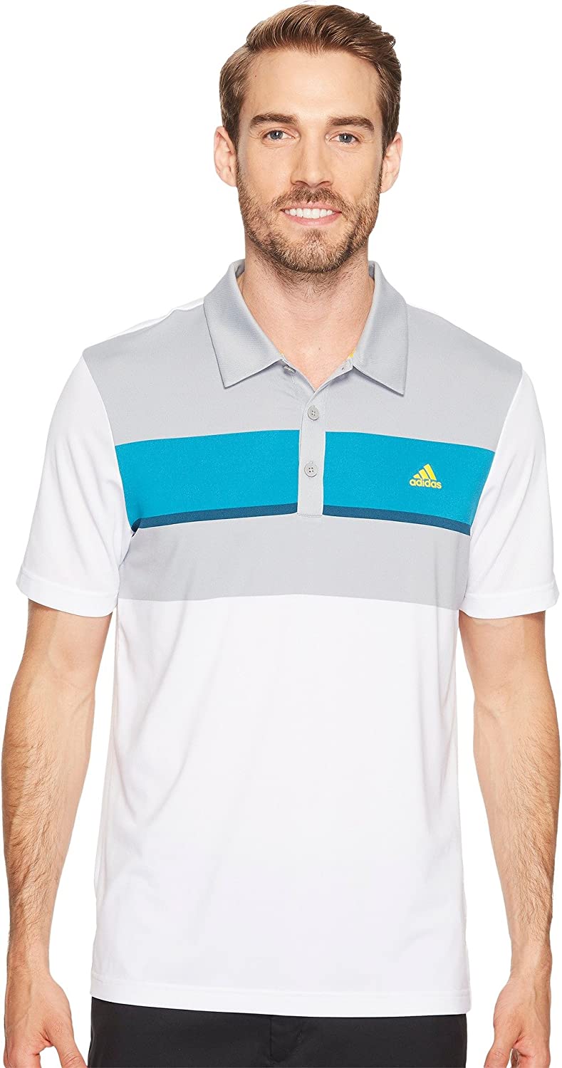 adidas Golf Men's Climacool Engineered Block Polo - JOY2ESpree