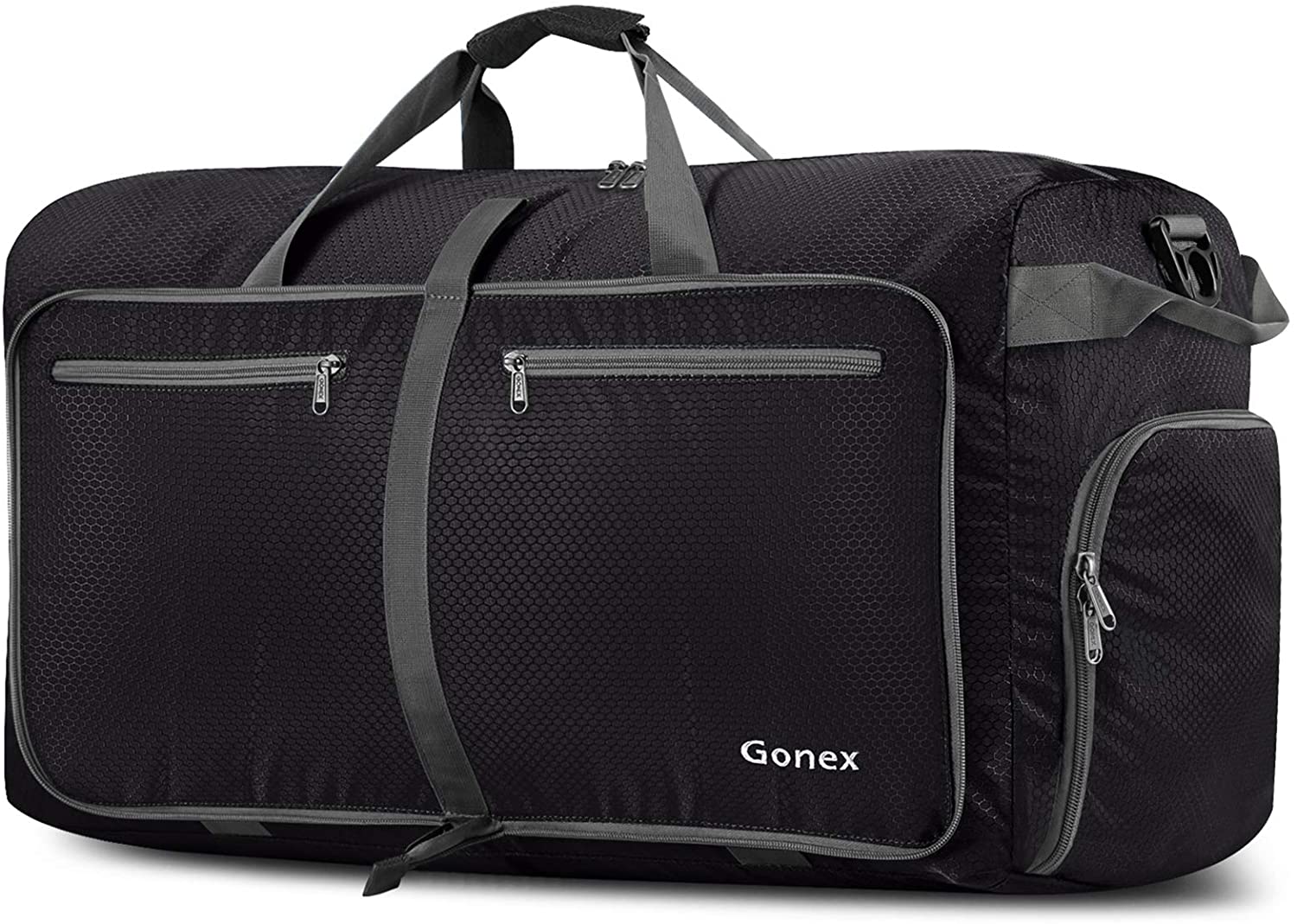 Gonex 150L Travel Duffel Bag Foldable Extra Large Duffle Bag XL Heavy Duty for Men Women for Luggage Shopping Gray