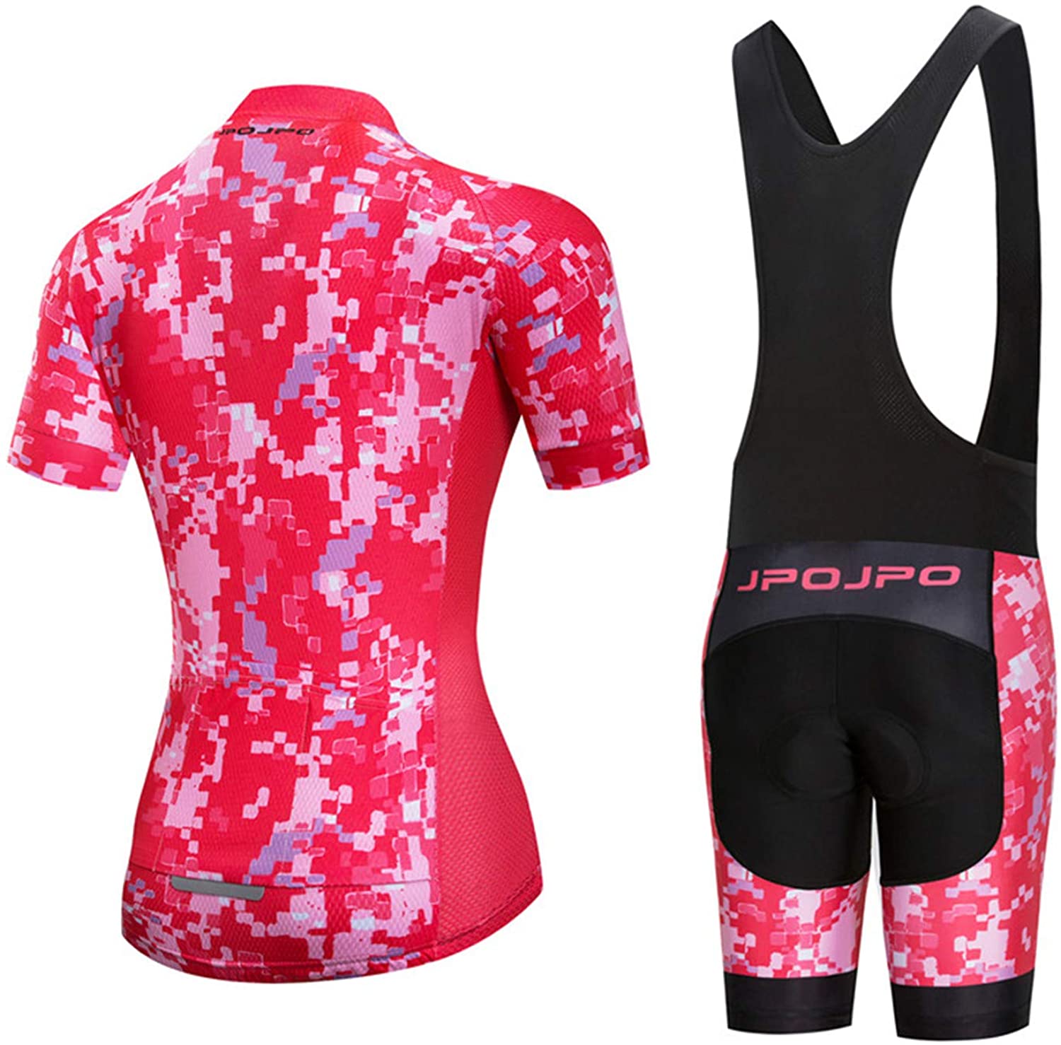 Women's Cycling Clothing Short Sleeve Bike Jersey Sets Bib Shorts Summer Cycling Sets Reflective