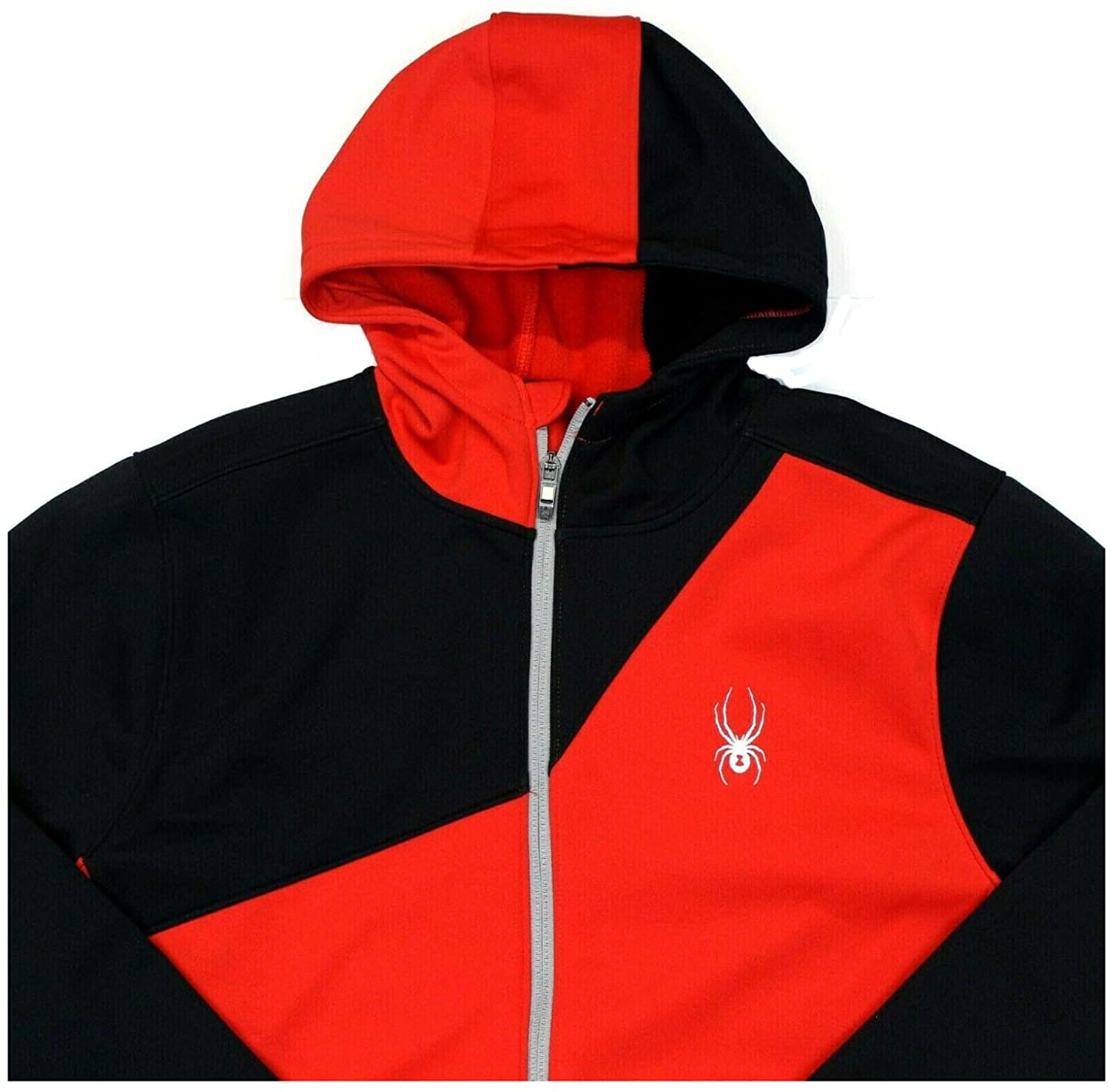Spyder Mens Hydroweb Hooded Softshell Jacket, Color Variation