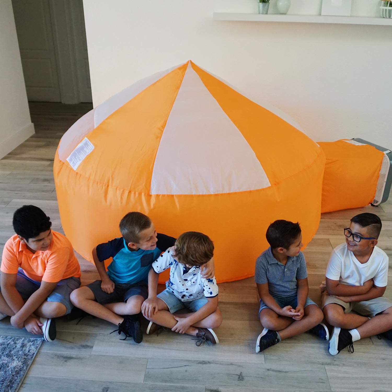 The Original AirFort Build A Fort in 30 Seconds, Inflatable Fort for Kids (Ocean Camo)