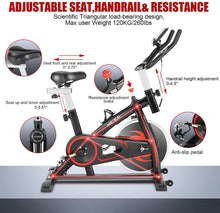 
                        
                          將圖片載入圖庫檢視器 HEKA Indoor Cycling Bike Stationary, Belt Drive Indoor Exercise Bikes - JOY2ESpree
                        
                      