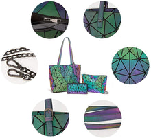 
                        
                          Load image into Gallery viewer, Women Fashion Handbags Wallet Tote Bag Shoulder Bag Top Handle Satchel Purse Set 4pcs
                        
                      