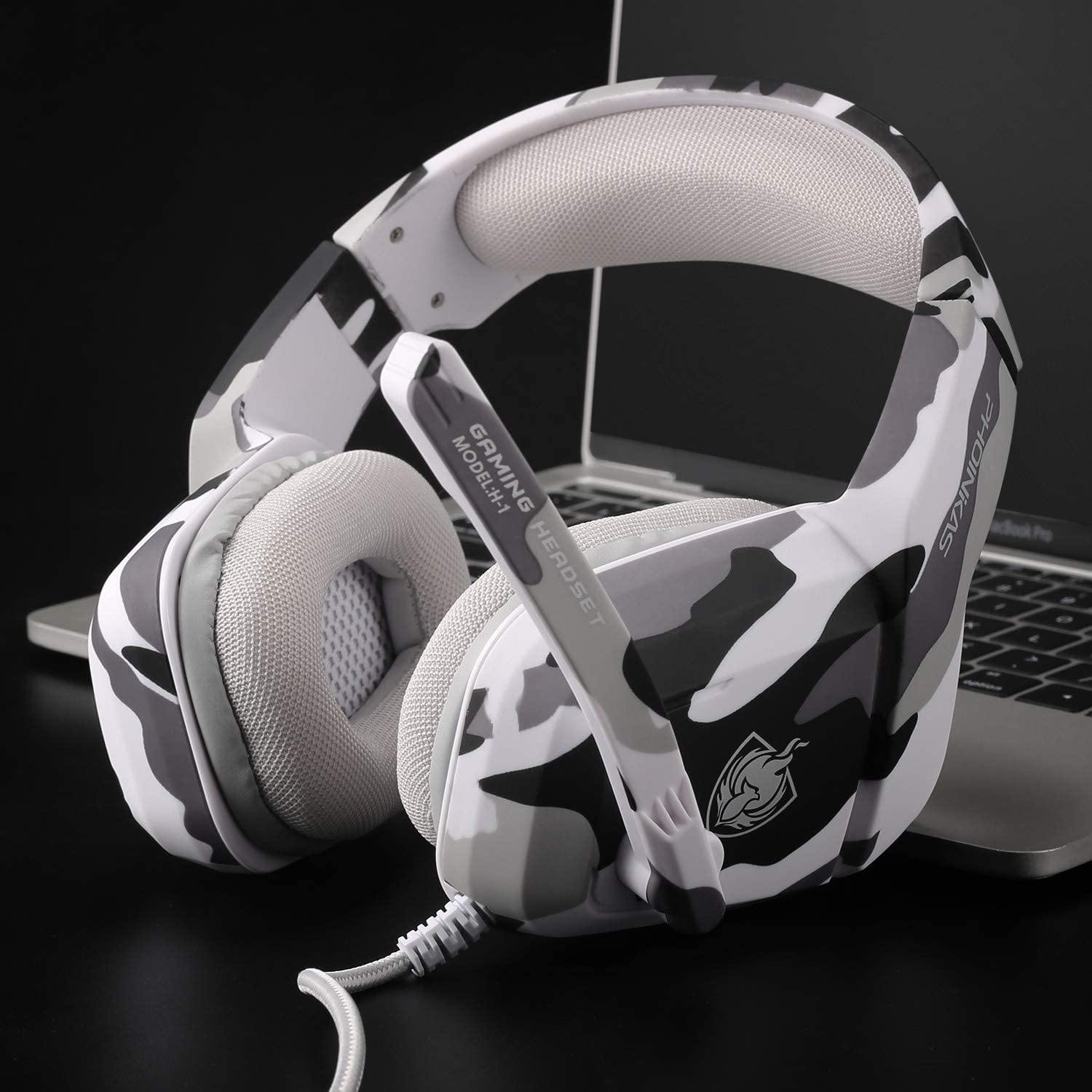 PS4 Gaming Headset with 7.1 Surround Sound, Xbox One Headset with Noise Canceling Mic & LED Light - JOY2ESpree
