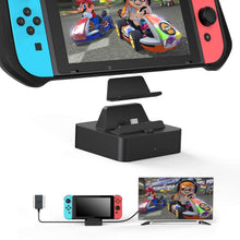 
                        
                          Load image into Gallery viewer, Vivefox Switch TV Dock(Case Friendly), Aluminum Portable Switch Docking Station - JOY2ESpree
                        
                      