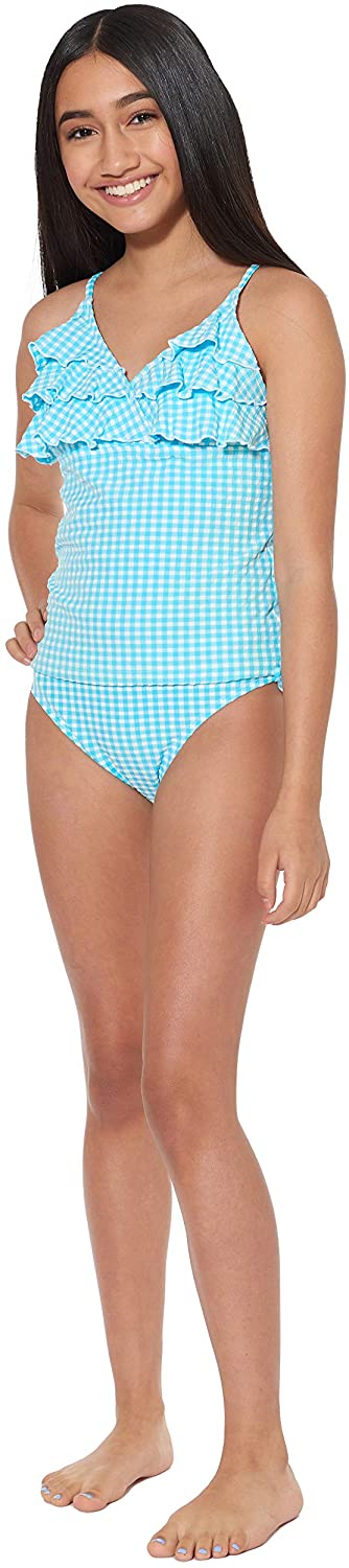 Tommy Bahama Girls' Two-Piece Bikini Swimsuit Bathing Suit