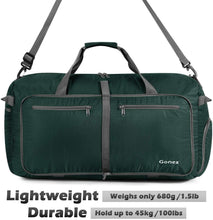 
                        
                          画像をギャラリービューアに読み込む, Gonex 150L Travel Duffel Bag Foldable Extra Large Duffle Bag XL Heavy Duty for Men Women for Luggage Shopping Gray
                        
                      