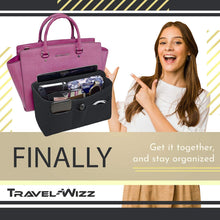 
                        
                          Cargar imagen en el visor de la galería, Handbag Organizer - 2in1 Purse Organizer Insert with Inner Zipped Pocket - Tote Shaper fits Speedy Neverfull - Grey Medium
                        
                      