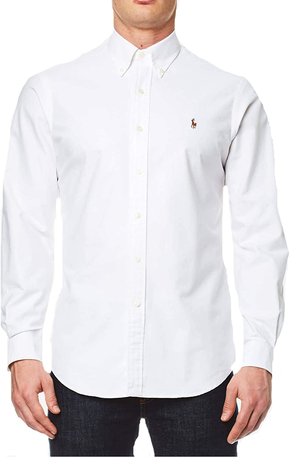 Polo Ralph Lauren Mens Classic Fit Oxford Longsleeve Buttondown Shirt