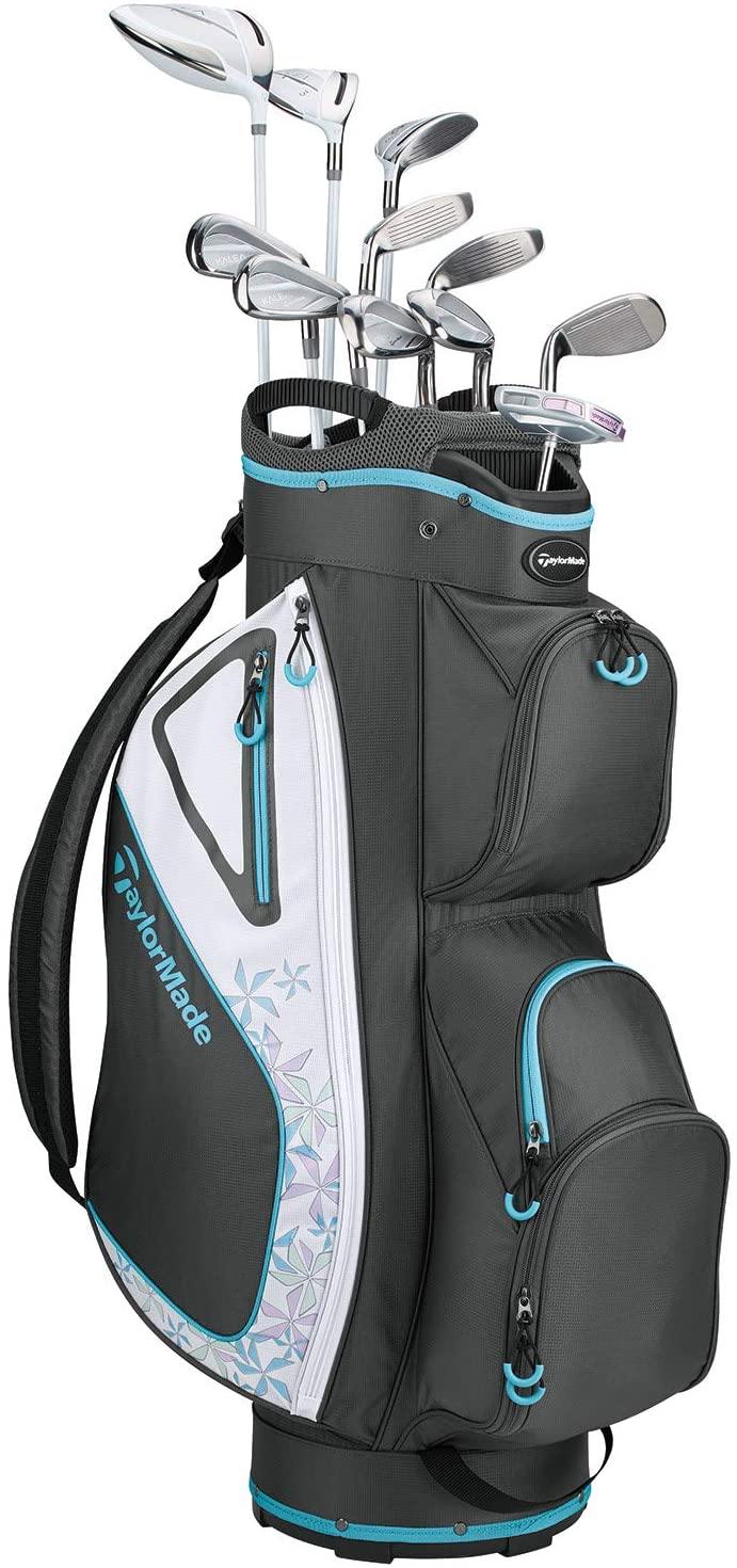 TaylorMade Golf Kalea Complete Golf Set (Dr, 3FW, 5FW, 5H, 6H, 7-PW, SW, Putter, Bag) - JOY2ESpree