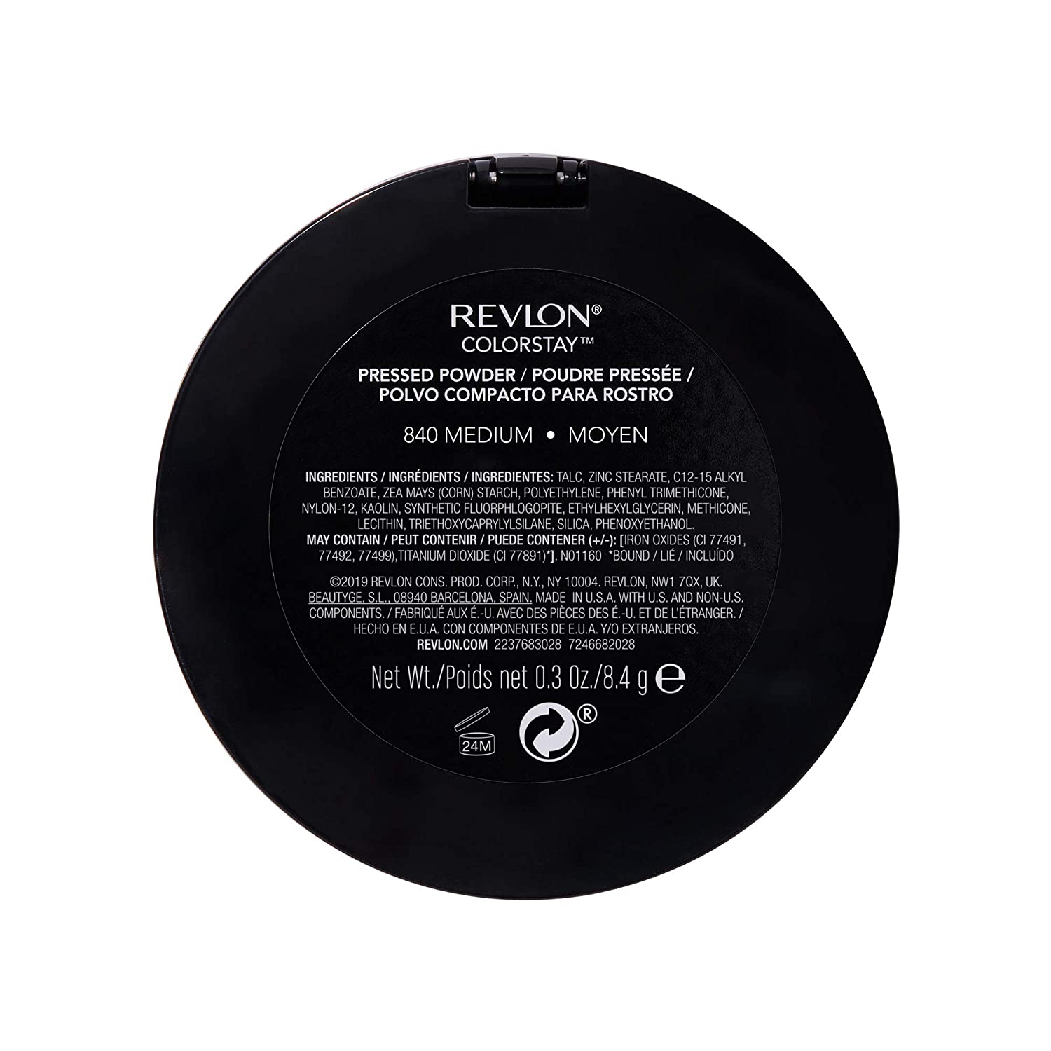 Revlon ColorStay Pressed Powder, Longwearing Oil Free, Fragrance Free, Noncomedogenic Face Makeup, Fair (810)
