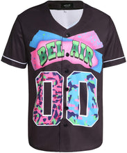 
                        
                          Muat gambar ke penampil Galeri, MOLPE 90s Hip Hop Clothing for Men and Women, Unisex Bel Air 23 Baseball Jersey, Mens Printed Urban Shirts for Party
                        
                      