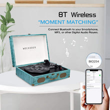 
                        
                          將圖片載入圖庫檢視器 Vinyl Record Player with Speakers Wireless Turntables - JOY2ESpree
                        
                      