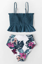 
                        
                          Muat gambar ke penampil Galeri, CUPSHE Women's High Waist Bikini Swimsuit Ruffle Smock Floral Print Two Piece Bathing Suit
                        
                      