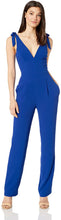 
                        
                          गैलरी व्यूवर में इमेज लोड करें, Dress the Population Women's Maira Sleeveless Plunging Dress Jumpsuit W Bows
                        
                      