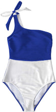 
                        
                          將圖片載入圖庫檢視器 CUPSHE Women's One Piece Swimsuit Color Block One Shoulder Bowknot Bathing Suit
                        
                      