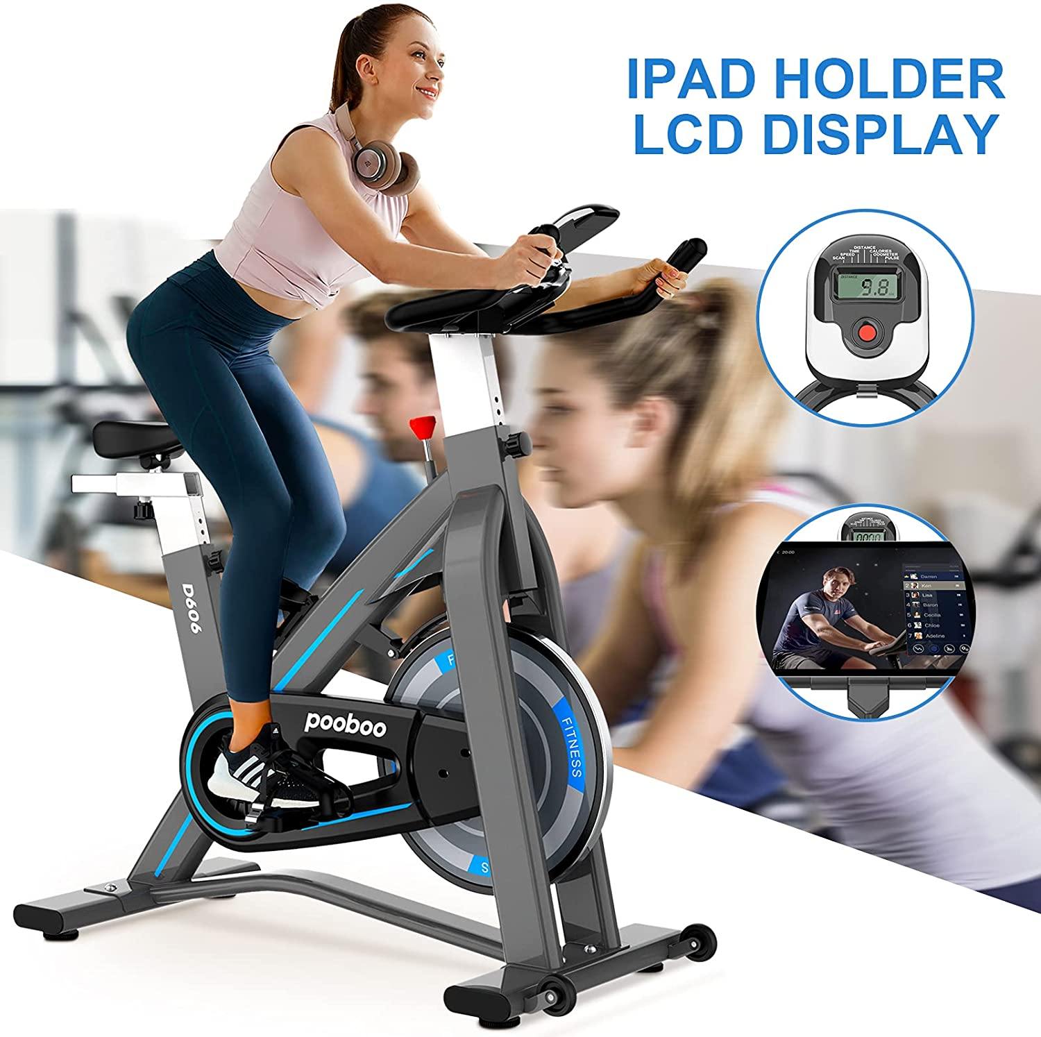 L NOW Exercise Bike, Indoor Cycling Bike Stationary, Workout Bike - JOY2ESpree