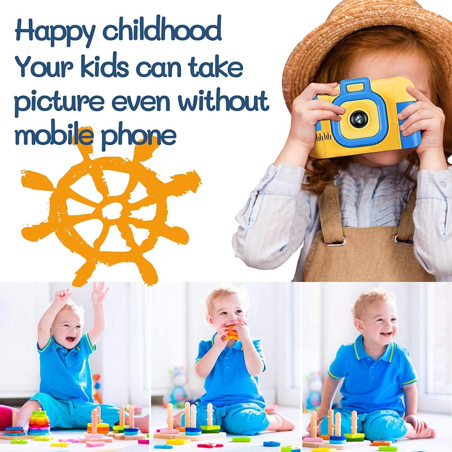 Camera for Kids Digital Camera Kids Selfie Toddler Camera for Boys Age 6-8 - JOY2ESpree