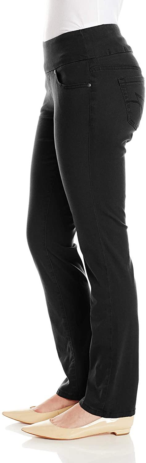 Jag Jeans Women's Petite Peri Pull on Straight Leg Pant