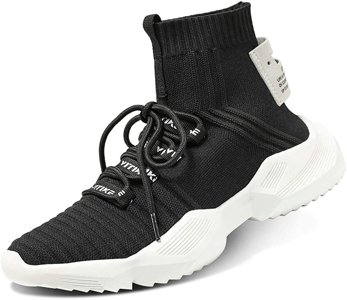 Women's Walking Shoes Running Shoes Socks Platform Fashion Mesh Sneakers Air Cushion Athletic Gym Casual Loafers Dance Hip-hop Shoes