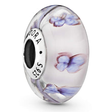 
                        
                          Load image into Gallery viewer, Pandora Jewelry Butterfly Pink Murano Glass Sterling Silver Charm - JOY2ESpree
                        
                      