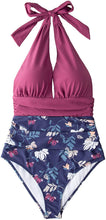 
                        
                          將圖片載入圖庫檢視器 CUPSHE Women's Halter One Piece Swimsuit Keeping You Accompained Swimwear
                        
                      