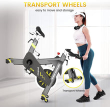 
                        
                          將圖片載入圖庫檢視器 pooboo Exercise Bike Belt Driven Indoor Cycling Bike Commercial Standard Stationary Bike with 44lbs Flywheel for Professional Cardio Workout - JOY2ESpree
                        
                      
